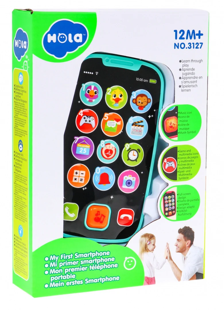Interaktivni pametni telefon plavi 12m+_4