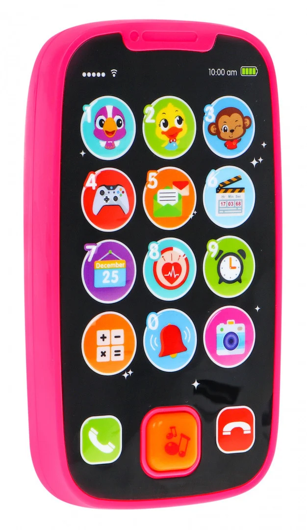 Interaktivni pametni telefon roza 12m+_3