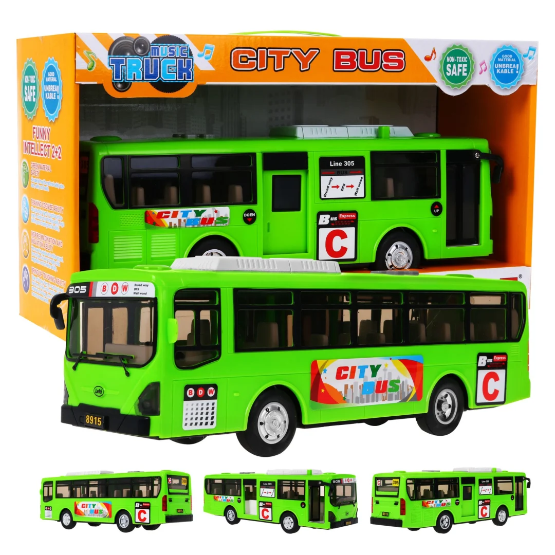 Interaktivni školski autobus 3+ zeleni otvaranje vrata_1