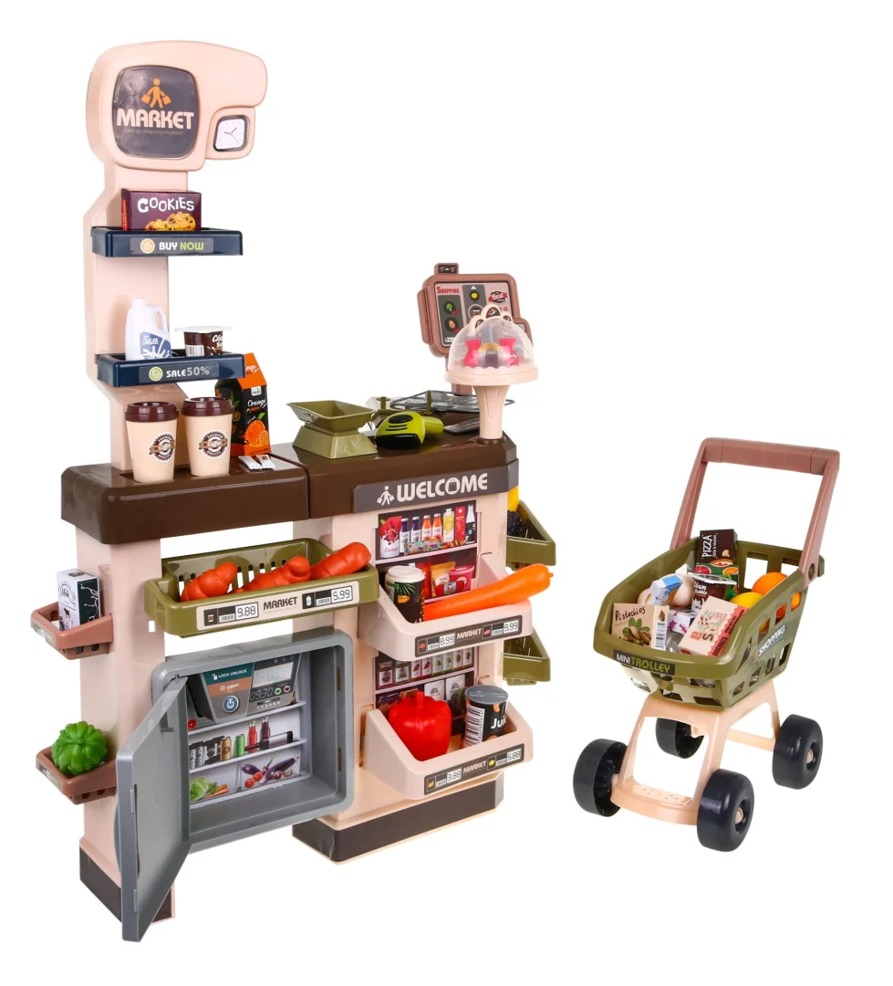 Interaktivni supermarket za djecu 3+ 63 dijela_2