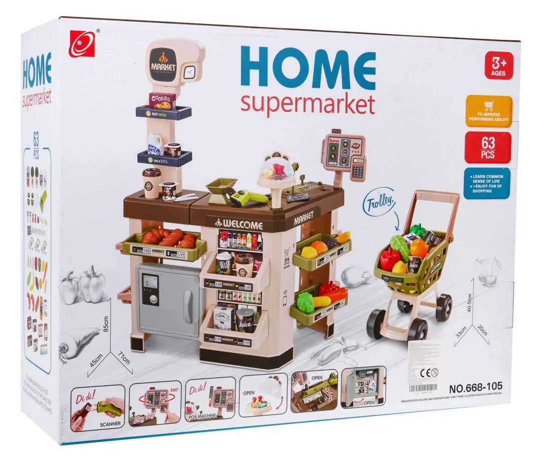 Interaktivni supermarket za djecu 3+ 63 dijela_6