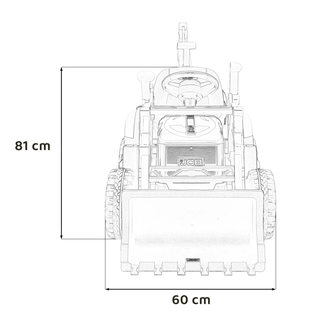 JCB bager 2 u 1 na akumulator žuti_2