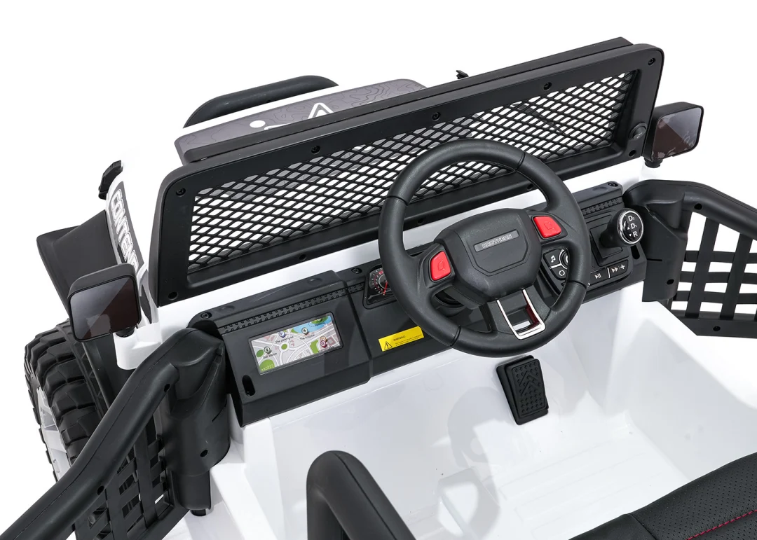 Jeep BEAST 4x4 bijeli auto na akumulator_14