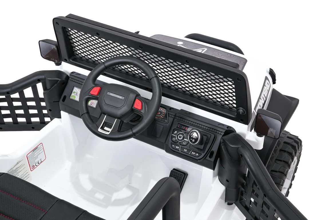 Jeep BEAST 4x4 bijeli auto na akumulator_16