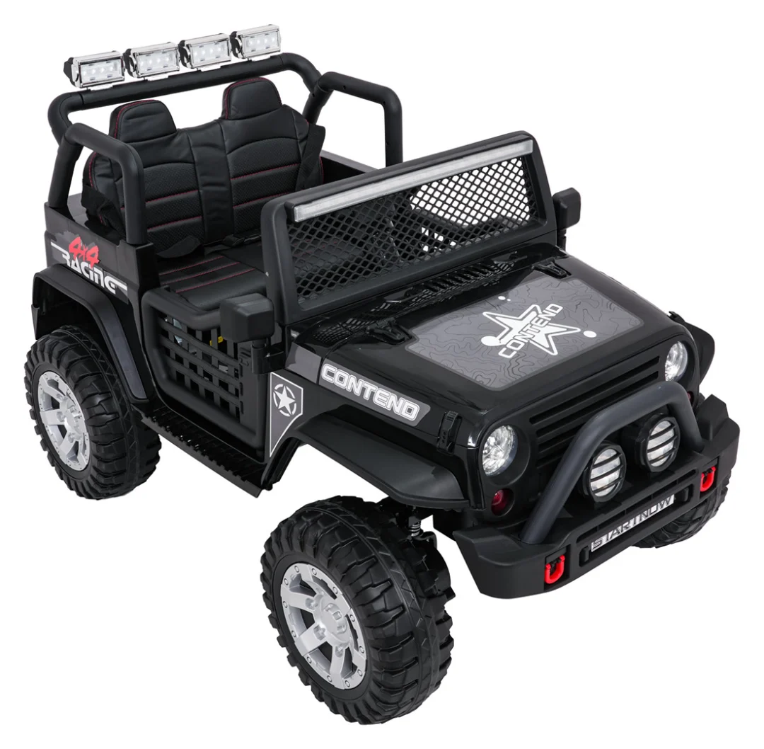 Jeep BEAST 4x4 crni auto na akumulator_12