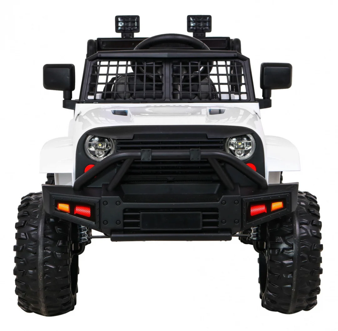 Jeep Dark Night automobil na baterije za djecu, bijeli + spori start + EVA + audio LED, bijela_3