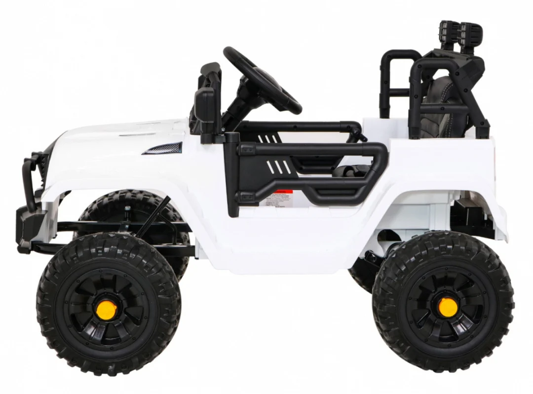 Jeep Dark Night automobil na baterije za djecu, bijeli + spori start + EVA + audio LED, bijela_4