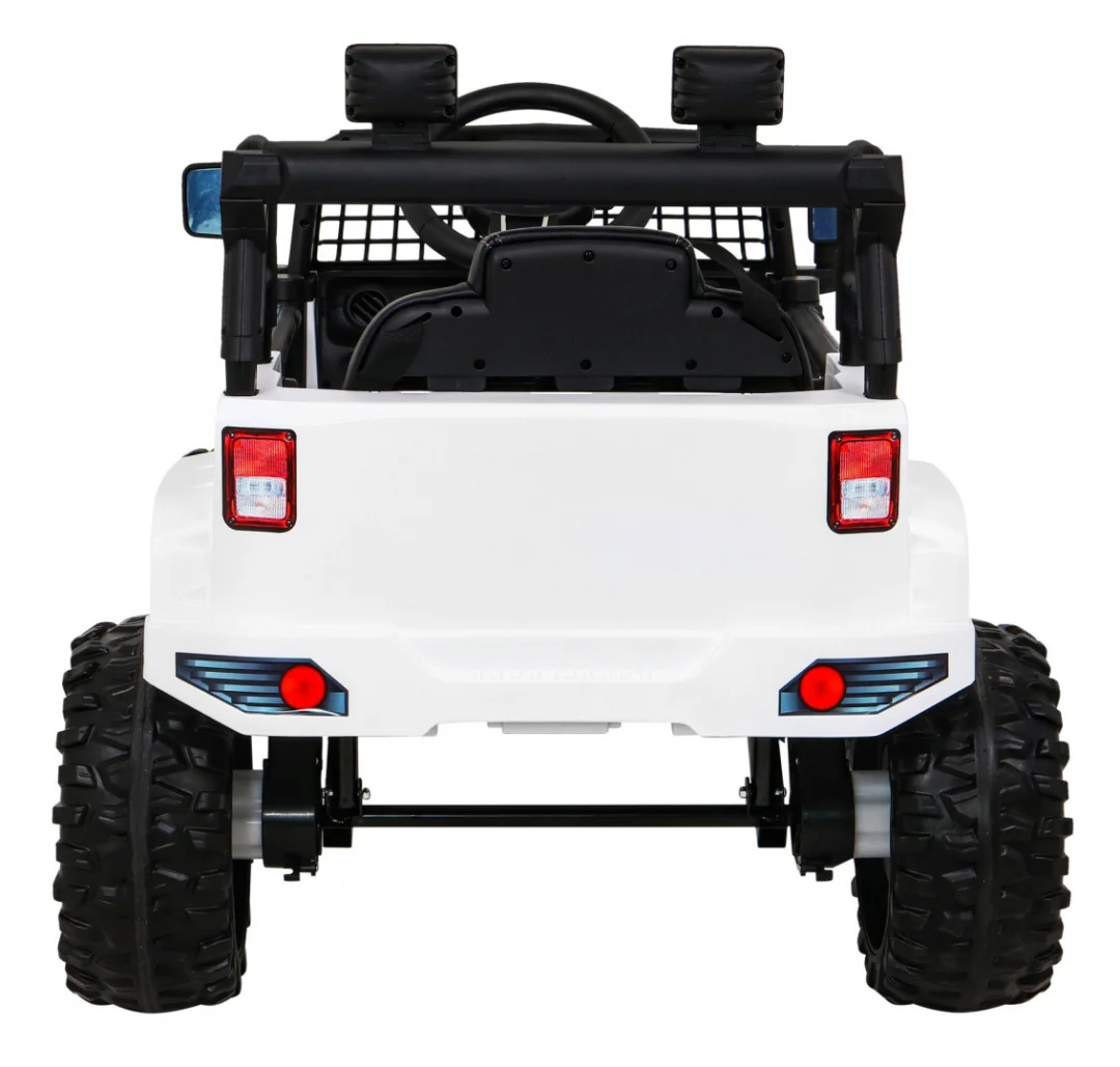 Jeep Dark Night automobil na baterije za djecu, bijeli + spori start + EVA + audio LED, bijela_6