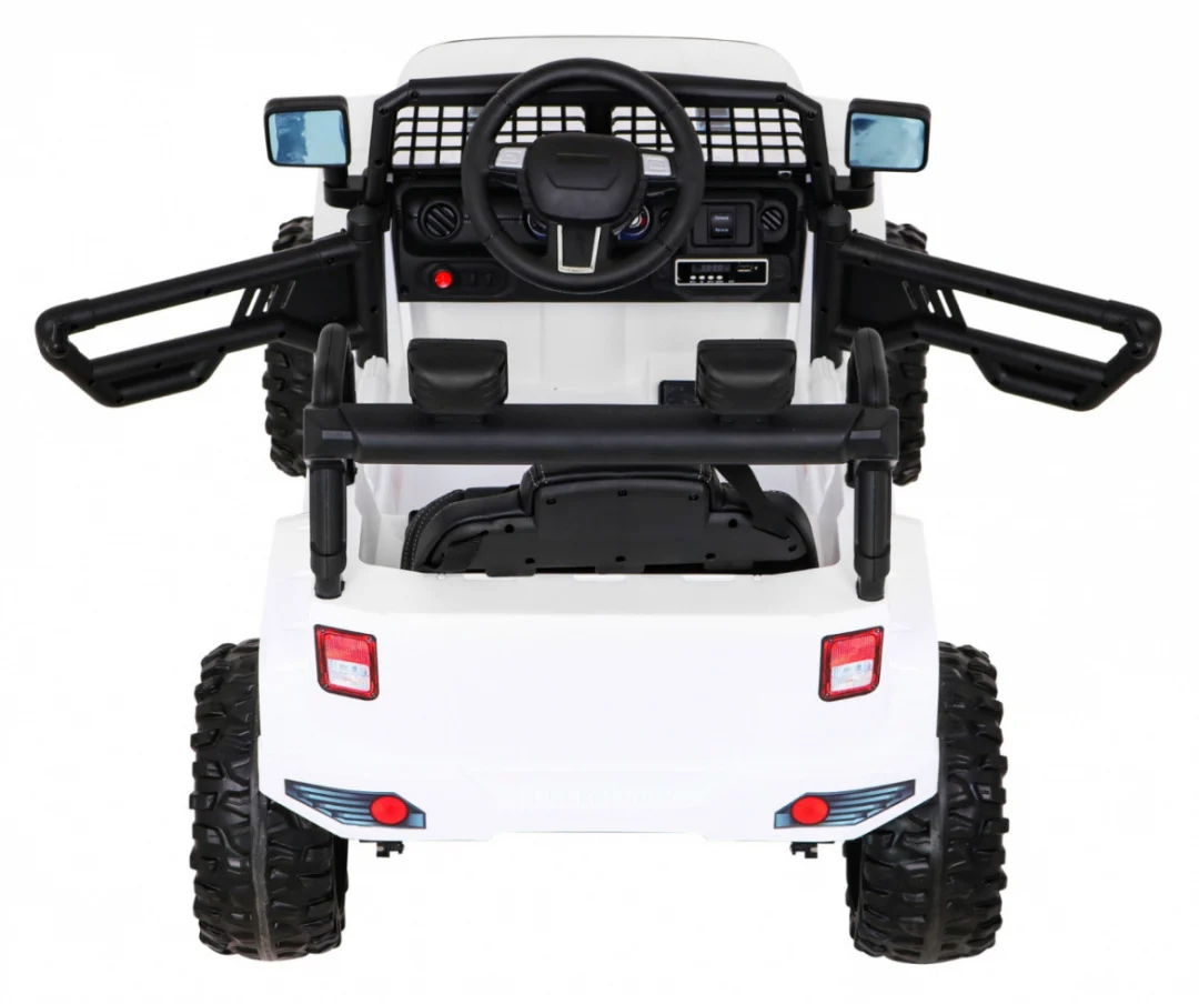 Jeep Dark Night automobil na baterije za djecu, bijeli + spori start + EVA + audio LED, bijela_7