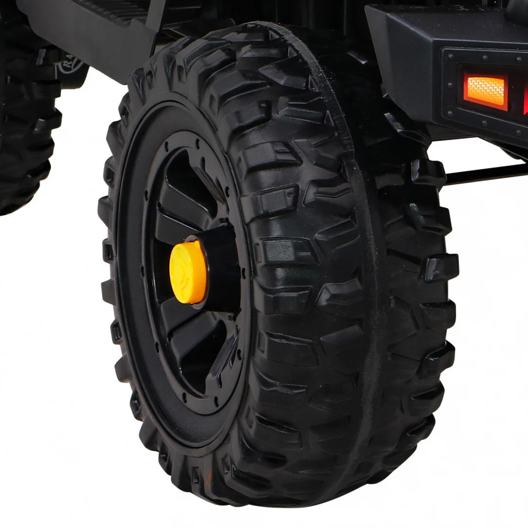 Jeep Dark Night automobil na baterije za djecu crni + spori start + EVA + audio LED, crna_14