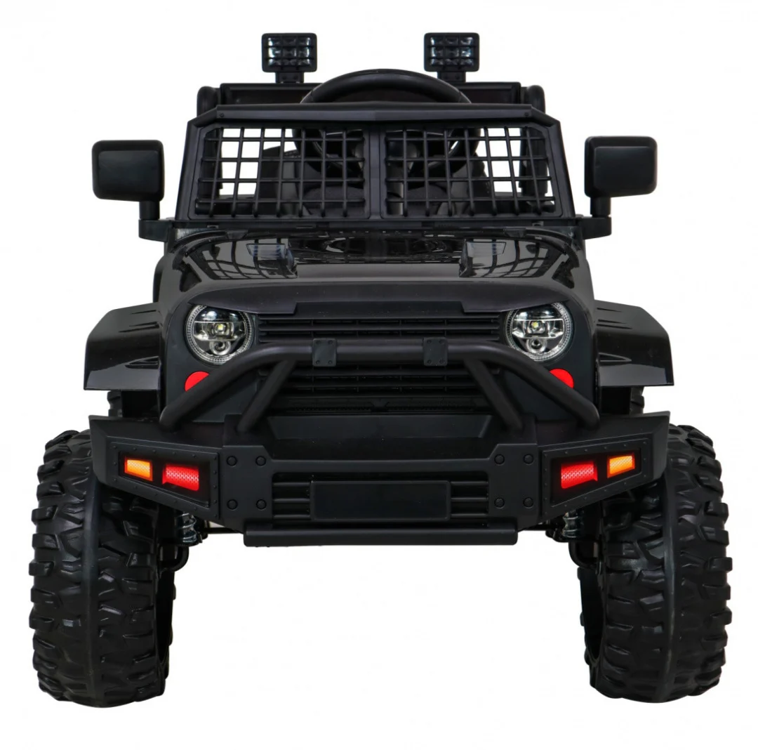 Jeep Dark Night automobil na baterije za djecu crni + spori start + EVA + audio LED, crna_3