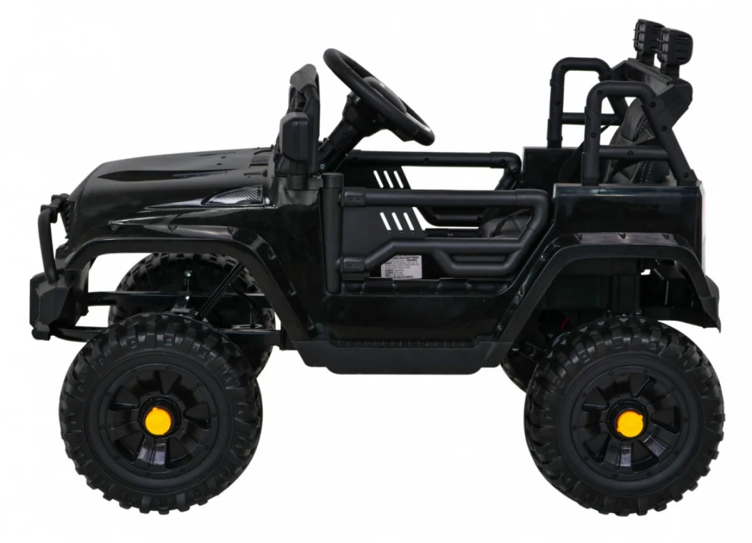Jeep Dark Night automobil na baterije za djecu crni + spori start + EVA + audio LED, crna_4