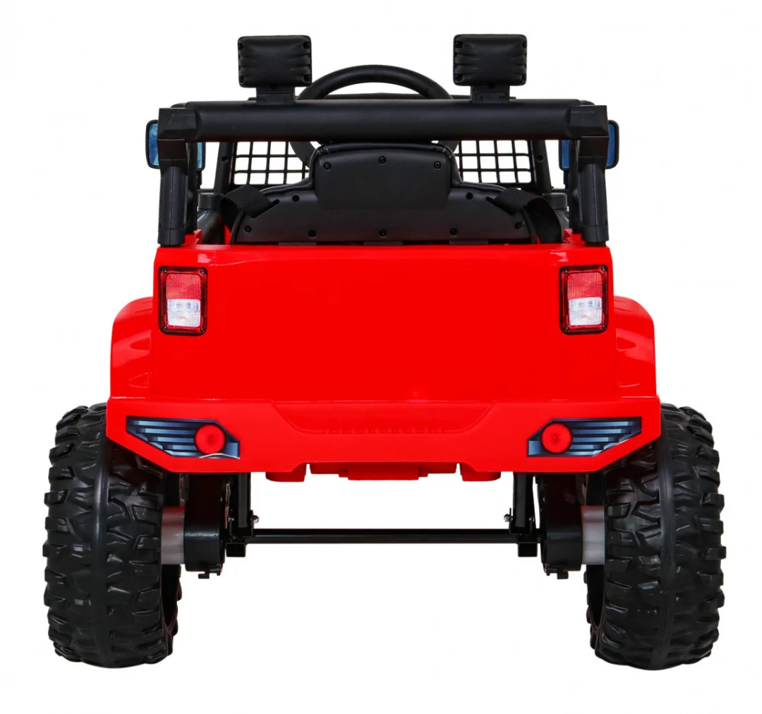 Jeep Dark Night automobil na baterije za djecu, crveni + spori start + EVA + audio LED, crvena_6