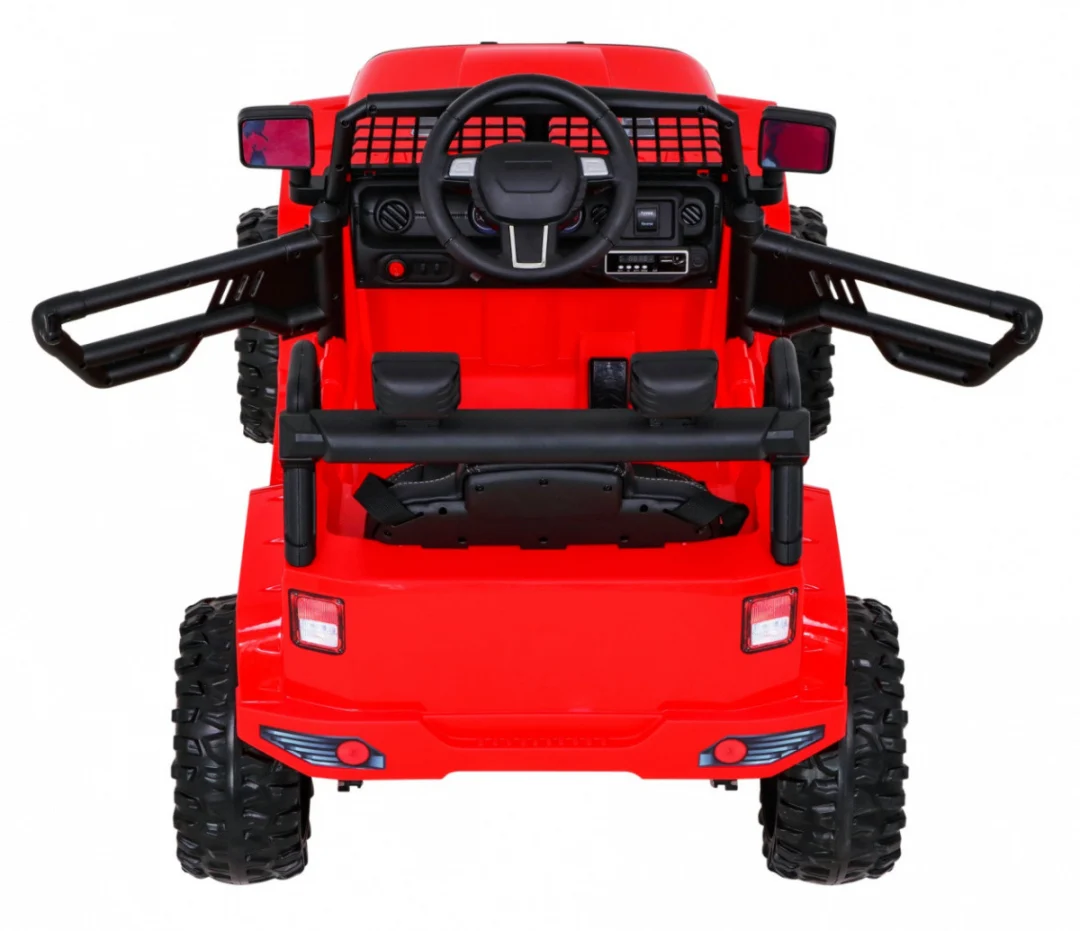 Jeep Dark Night automobil na baterije za djecu, crveni + spori start + EVA + audio LED, crvena_7