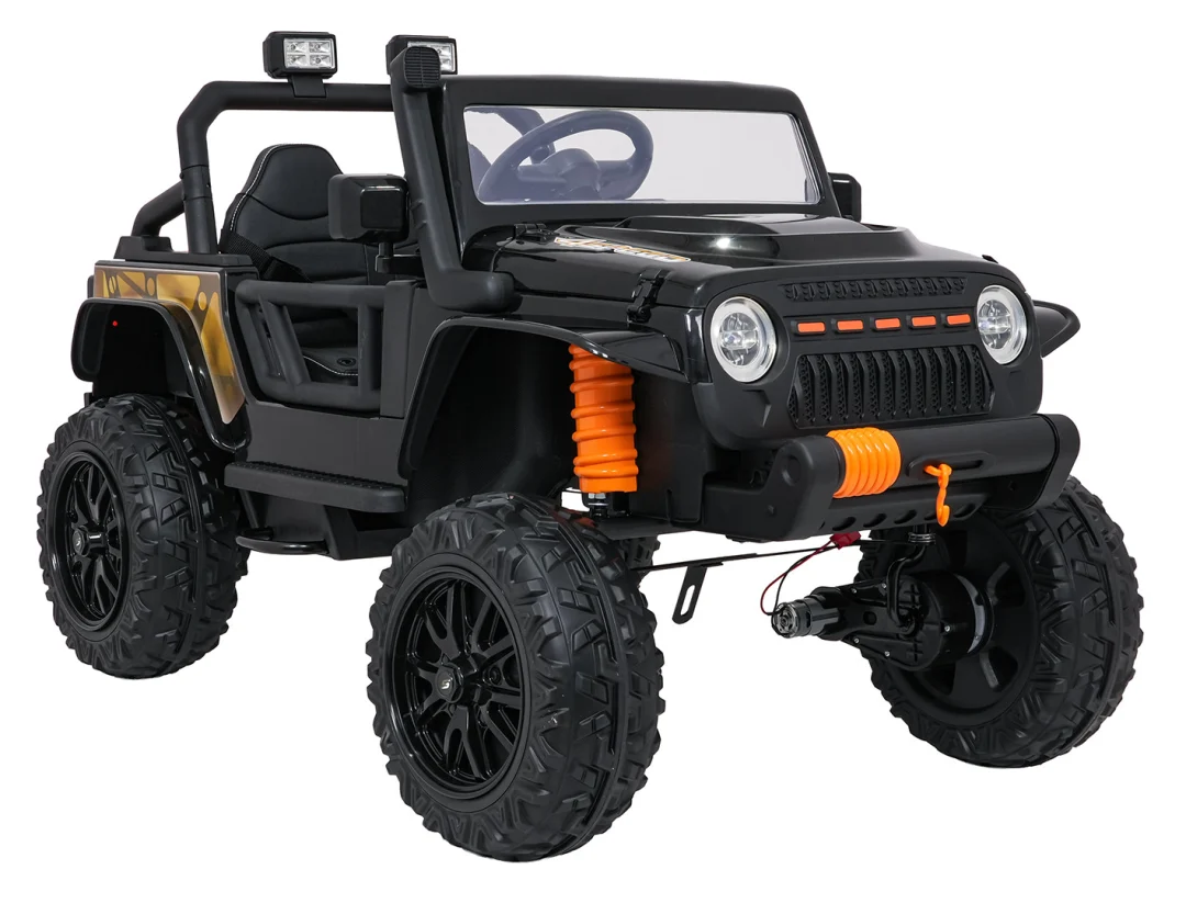 Jeep Monster crni auto na akumulator_3