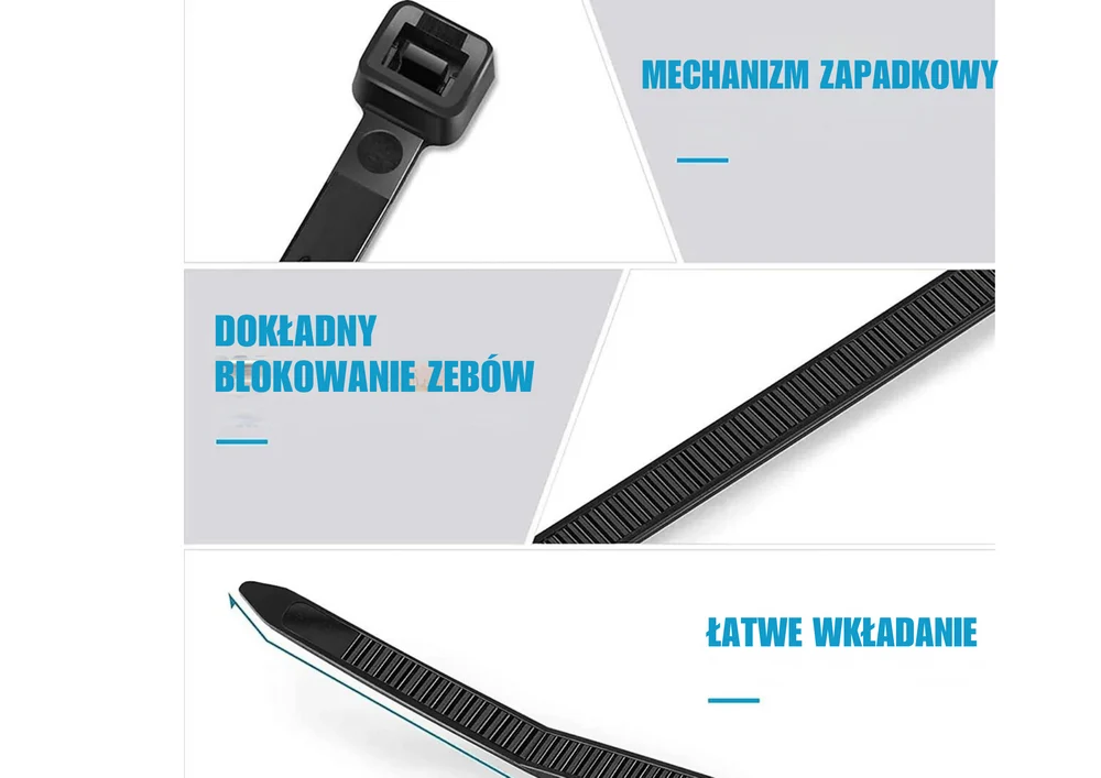 Kabelske vezice, Zip vezice, Kabelske vezice, Kabelske vezice 2,5x200 MM_3