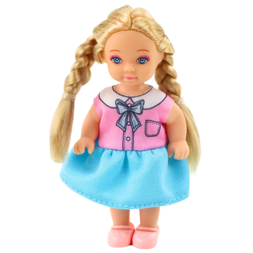 Kaibibi mini lutka duga kosa šarena 12 cm mix_3