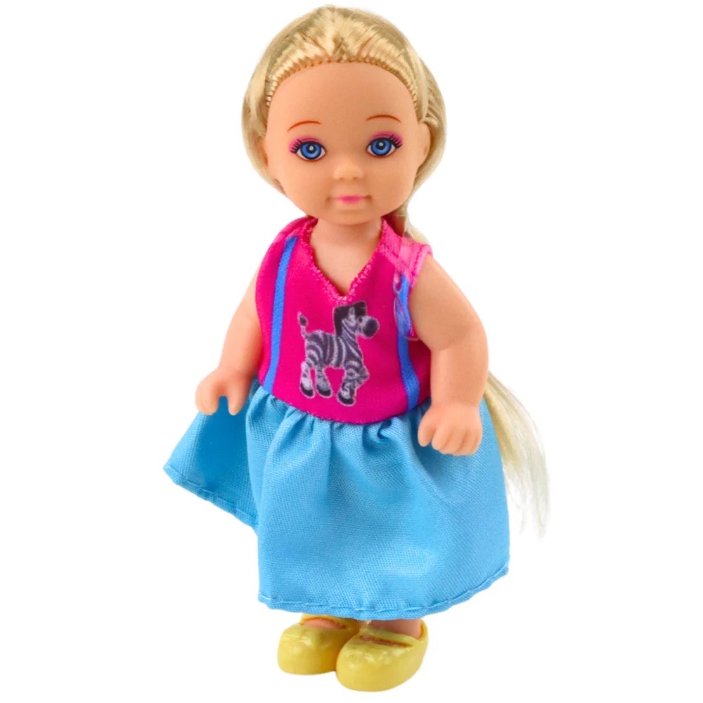 Kaibibi mini lutka duga kosa šarena 12 cm mix_4