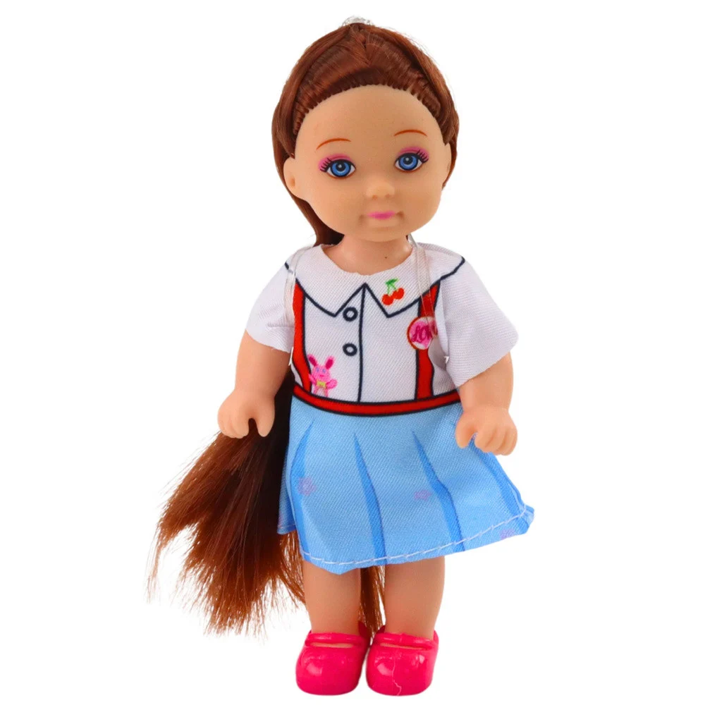 Kaibibi mini lutka duga kosa šarena 12 cm mix_5