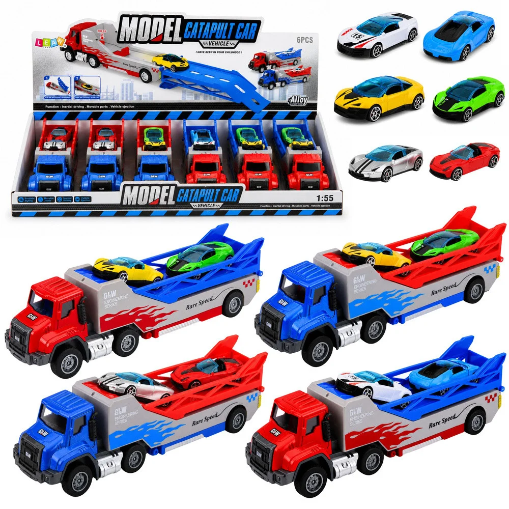 Kamion nosač automobila s bacačem 1:55_1