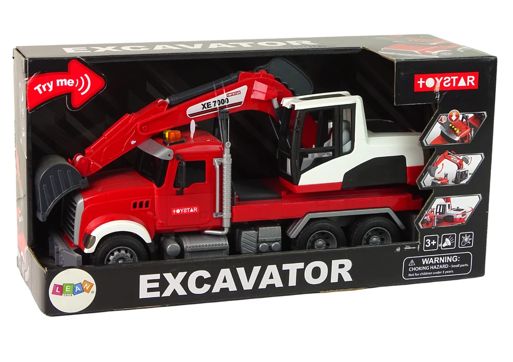 Kamion s bagerom Traktor Bager Zvučna svjetla_4