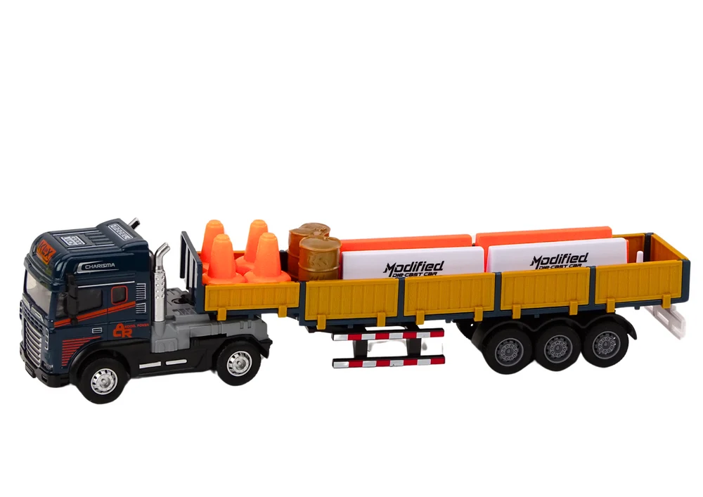 Kamion s prikolicom Plavi 1:24 TIR automobil Pribor za kamione Zvukovi_2