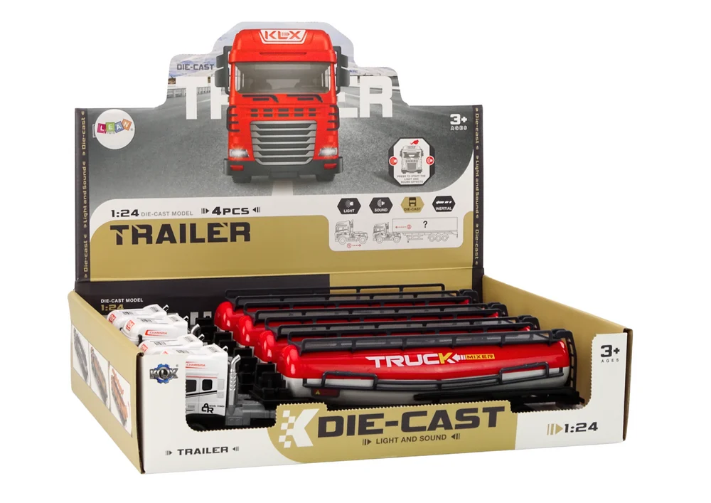 Kamion s prikolicom TIR 1:24 Automobil Kamion Pribor Zvukovi Tanker_3