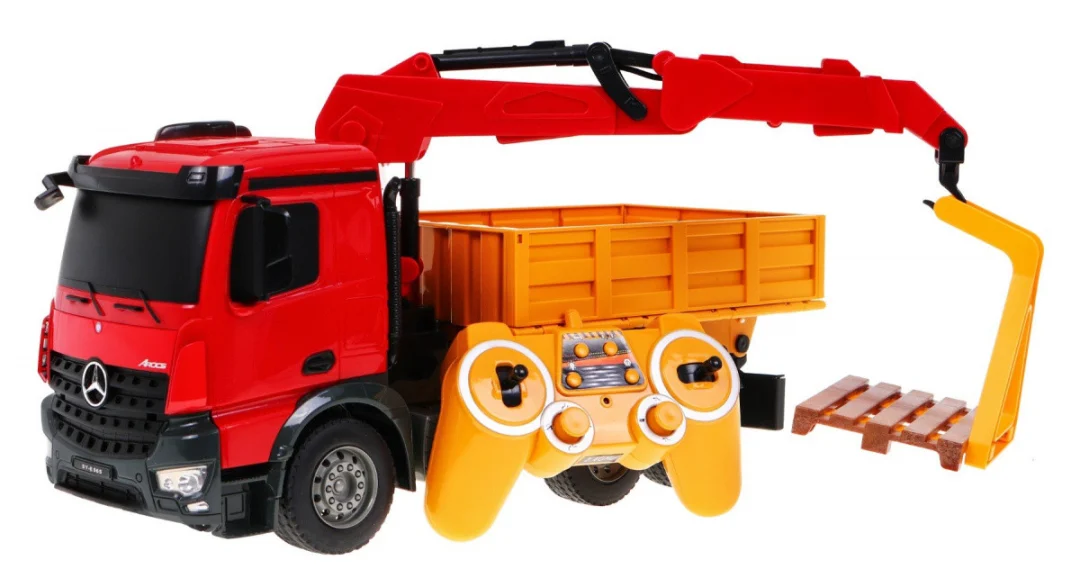 Kamionska dizalica HDS za djecu 6+ Mercedes-Benz Arocs Daljinski upravljani 1:20 Pokretni dijelovi_2