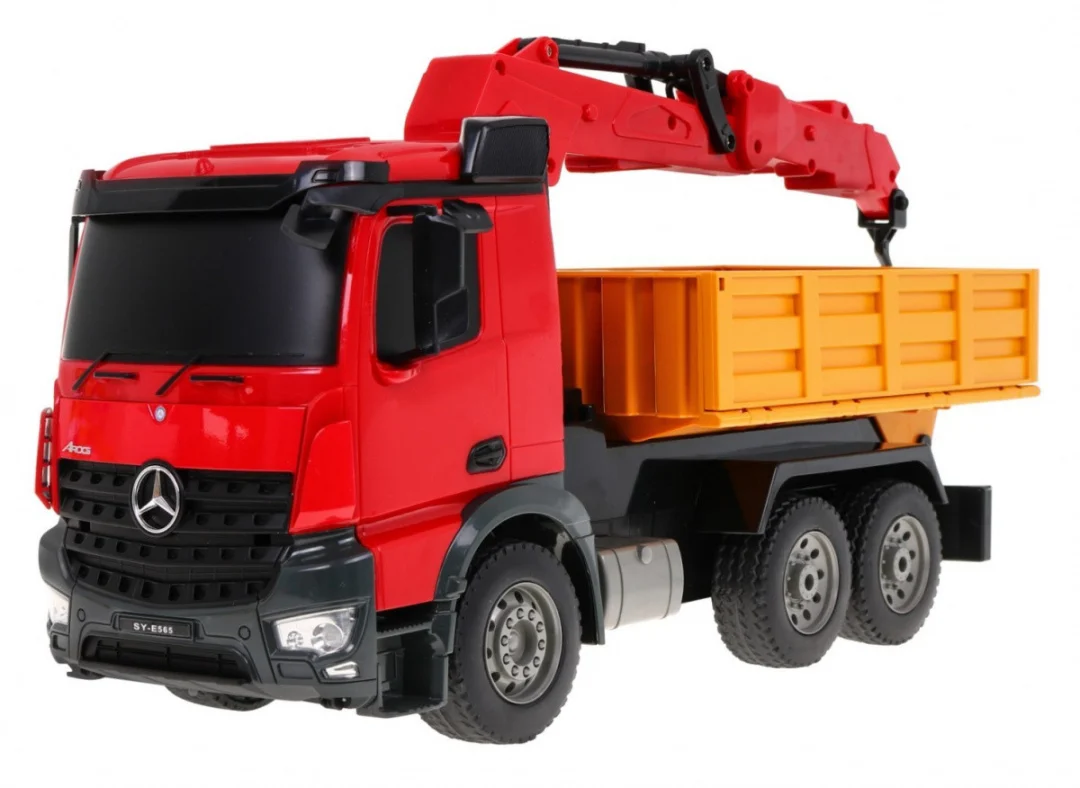 Kamionska dizalica HDS za djecu 6+ Mercedes-Benz Arocs Daljinski upravljani 1:20 Pokretni dijelovi_3