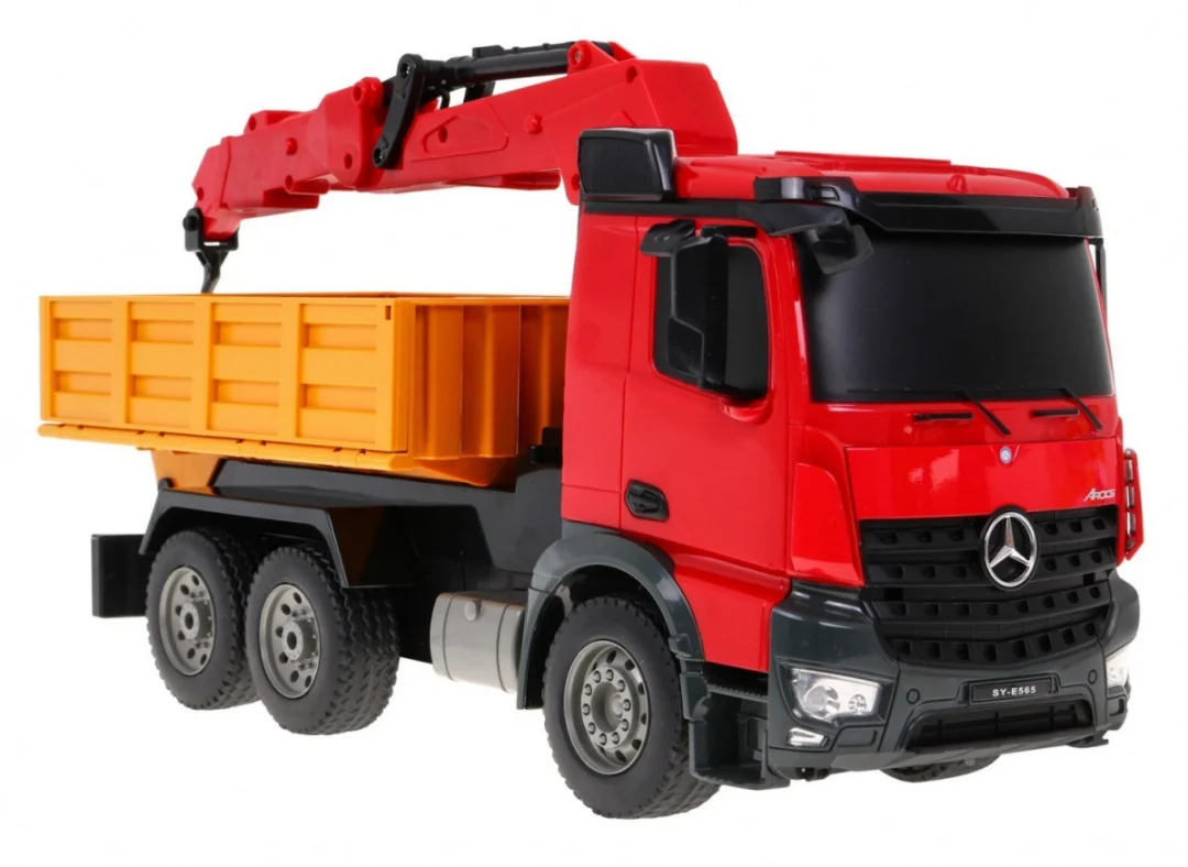 Kamionska dizalica HDS za djecu 6+ Mercedes-Benz Arocs Daljinski upravljani 1:20 Pokretni dijelovi_6