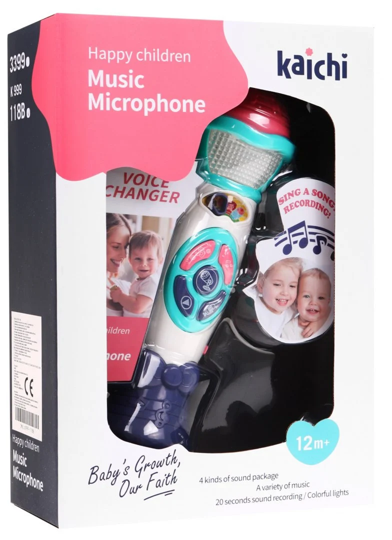 Karaoke mikrofon za bebe 12m+ s promjenom glasa_4