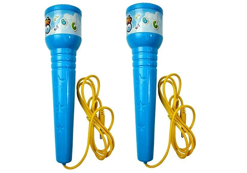 Karaoke set s mikrofonom i tronošcem, plavi_6