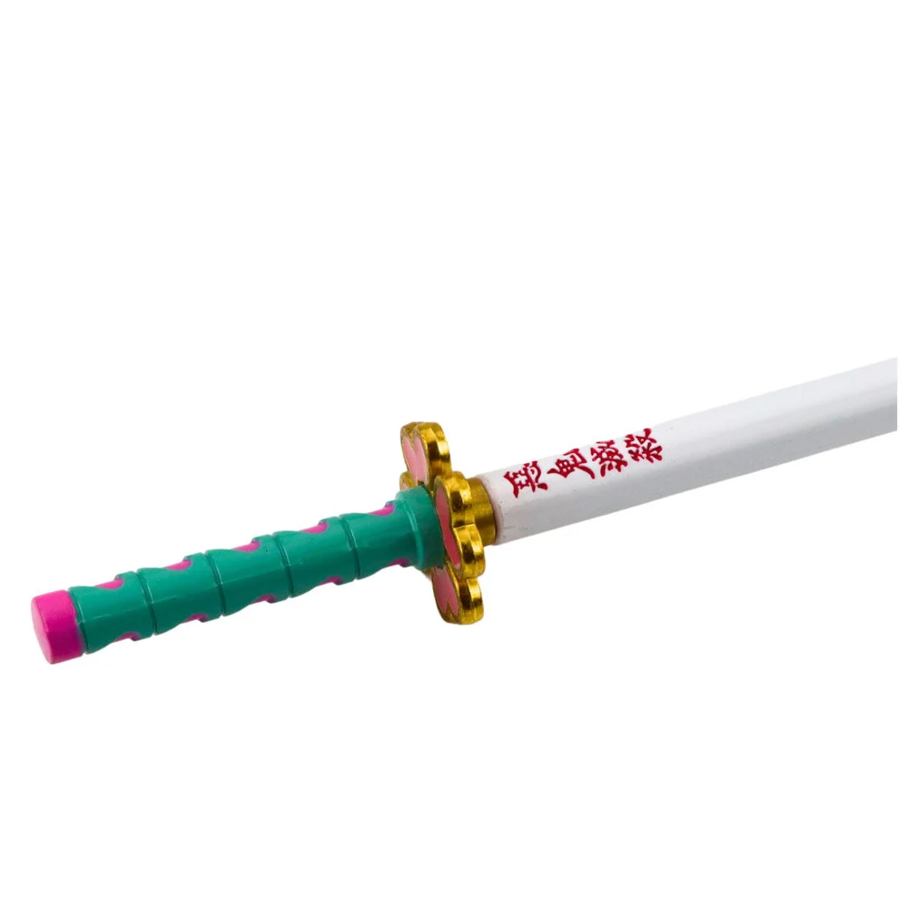 Katana Sword Anime kemijska olovka metalna crna tinta s zamjenjivim punjenjem, tirkizna_2
