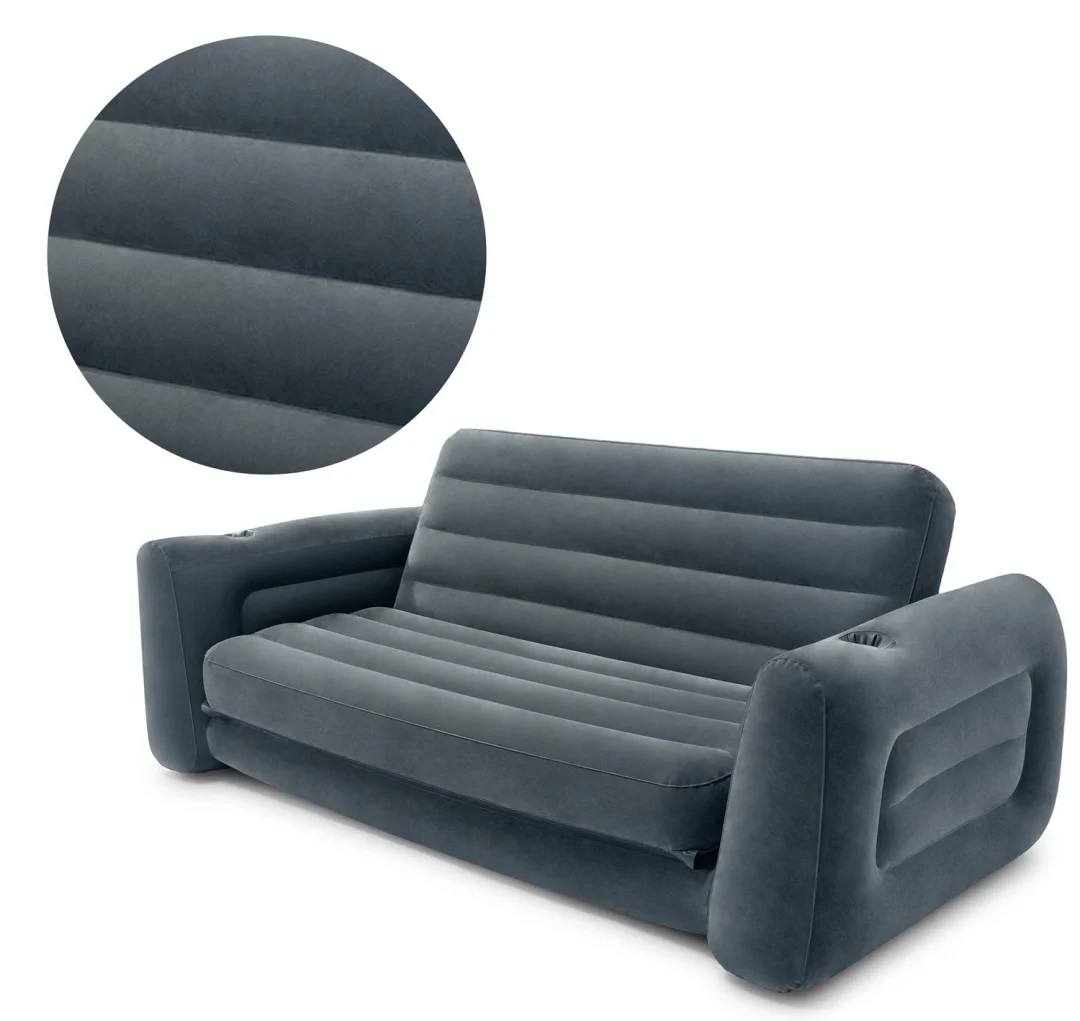 Kauč 2-u-1 baršunasti madrac + pumpa Intex 66552_3