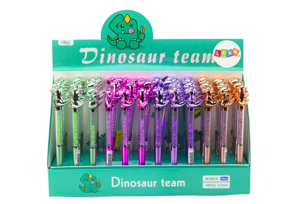 Kemijska olovka Dinosaur Diamonds s plavom tintom 0,7 mm_4