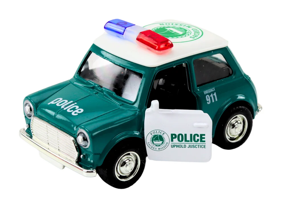 Klasični policijski auto 1:38 Svjetla za vožnju zvuče zeleno_2