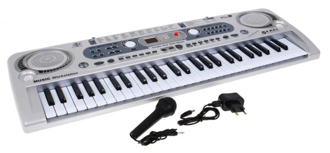 Klavijatura 54 tipka srebrna MQ-824USB 5+_5