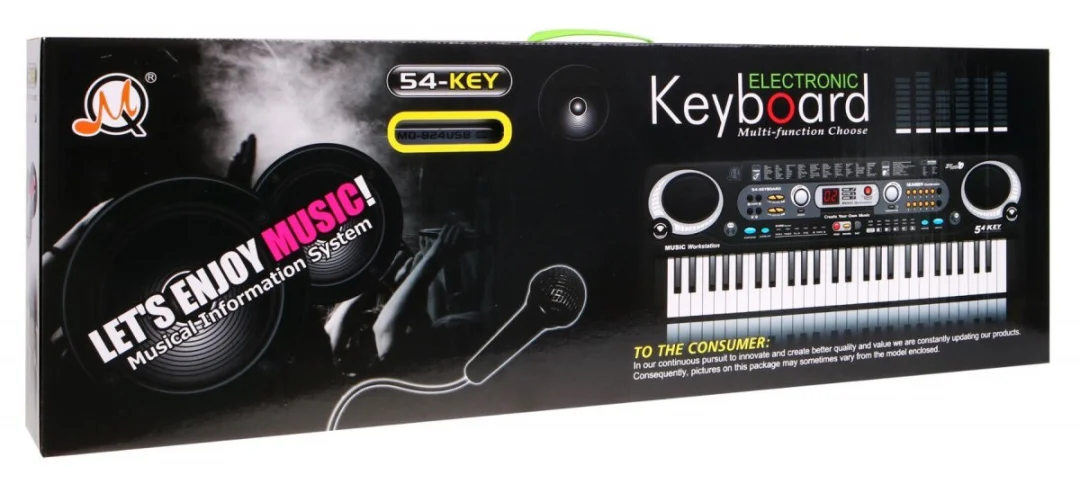 Klavijatura 54 tipka srebrna MQ-824USB 5+_6