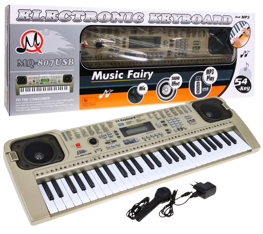 Klavijatura MQ-807 s načinom lekcije i USB 5+_1