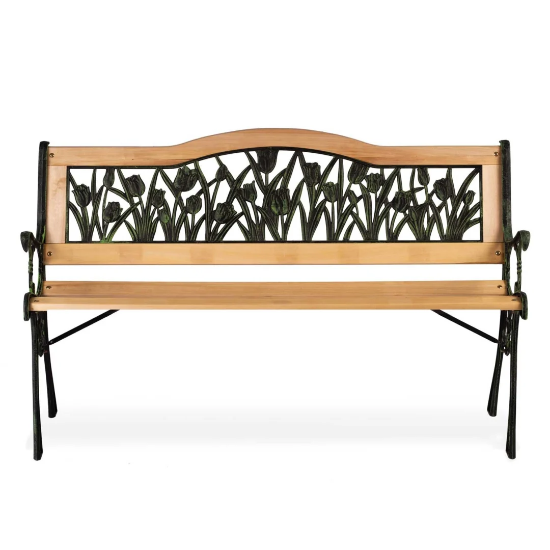 Klupa za park s naslonom Gardi Tulip Sofotel, 123,5 × 74 × 48 cm_2