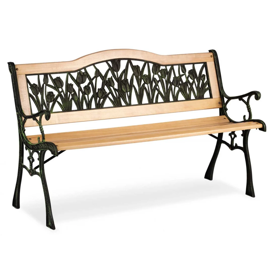 Klupa za park s naslonom Gardi Tulip Sofotel, 123,5 × 74 × 48 cm_5