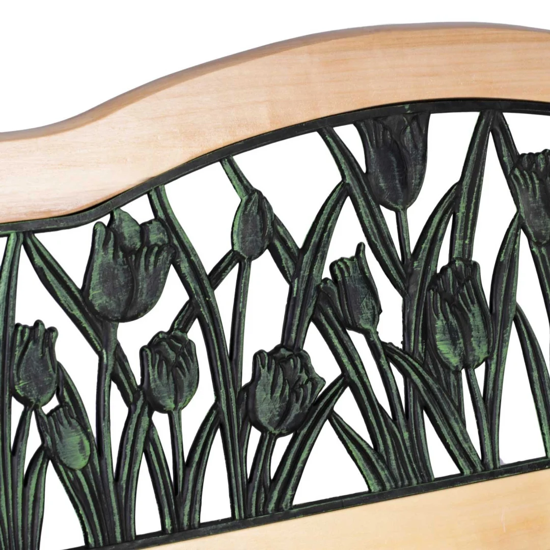 Klupa za park s naslonom Gardi Tulip Sofotel, 123,5 × 74 × 48 cm_8