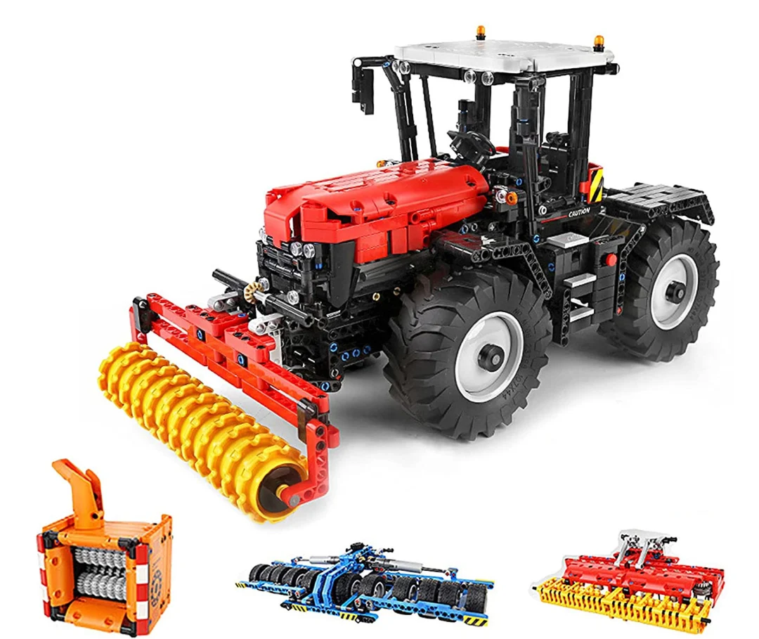Kocke crveni traktor RC 2716 dijelova 14+_7