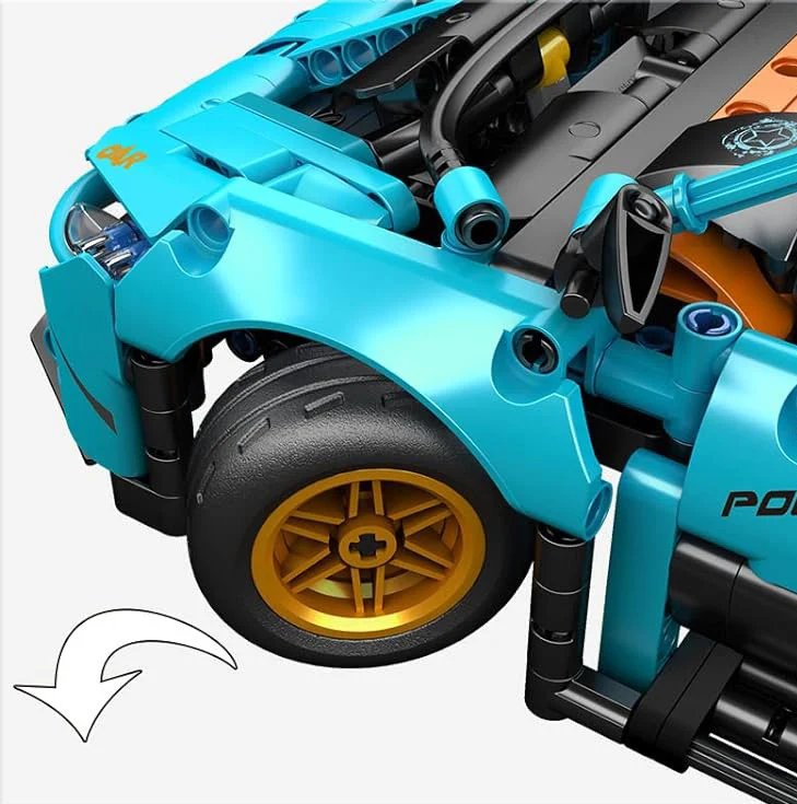 Kocke sportski auto RC P1 936 dijelova 8+_7