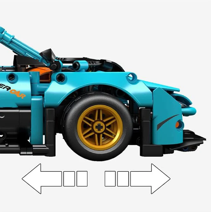 Kocke sportski auto RC P1 936 dijelova 8+_9