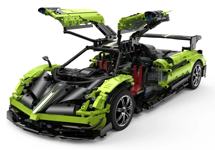 Kockice Pagani Huayra BC 1:8 zelene RASTAR, 2892 dijelova_2