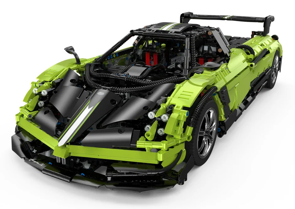 Kockice Pagani Huayra BC 1:8 zelene RASTAR, 2892 dijelova_7