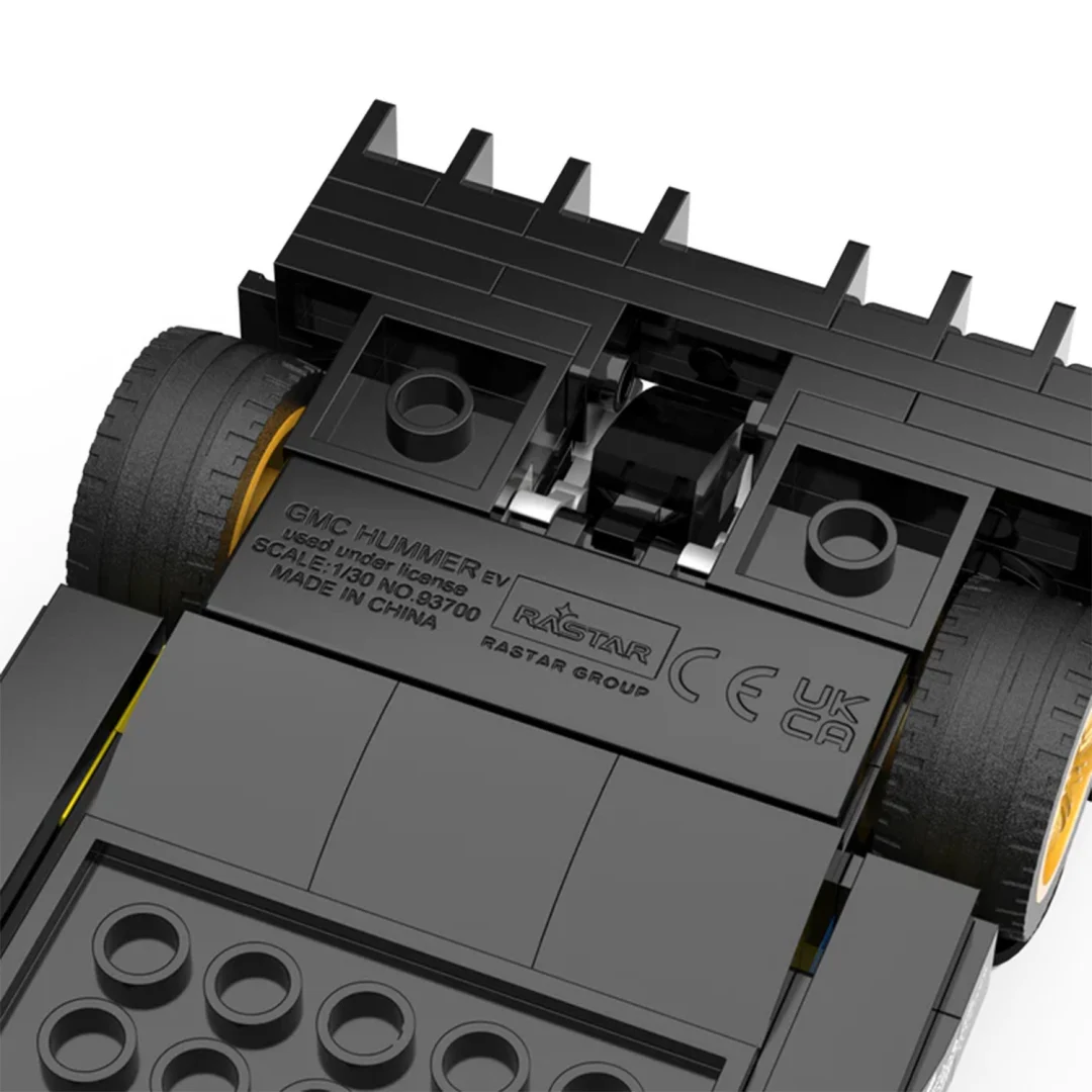 Kockice Pagani Zonda R 1:28 crne RASTAR, 387 dijelova_10