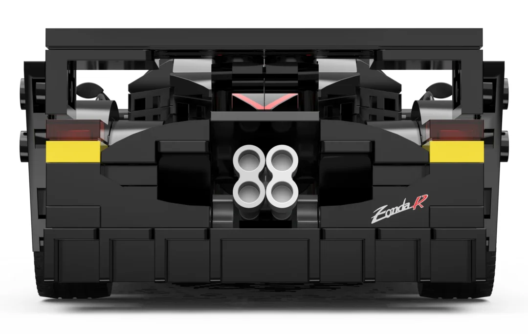 Kockice Pagani Zonda R 1:28 crne RASTAR, 387 dijelova_9
