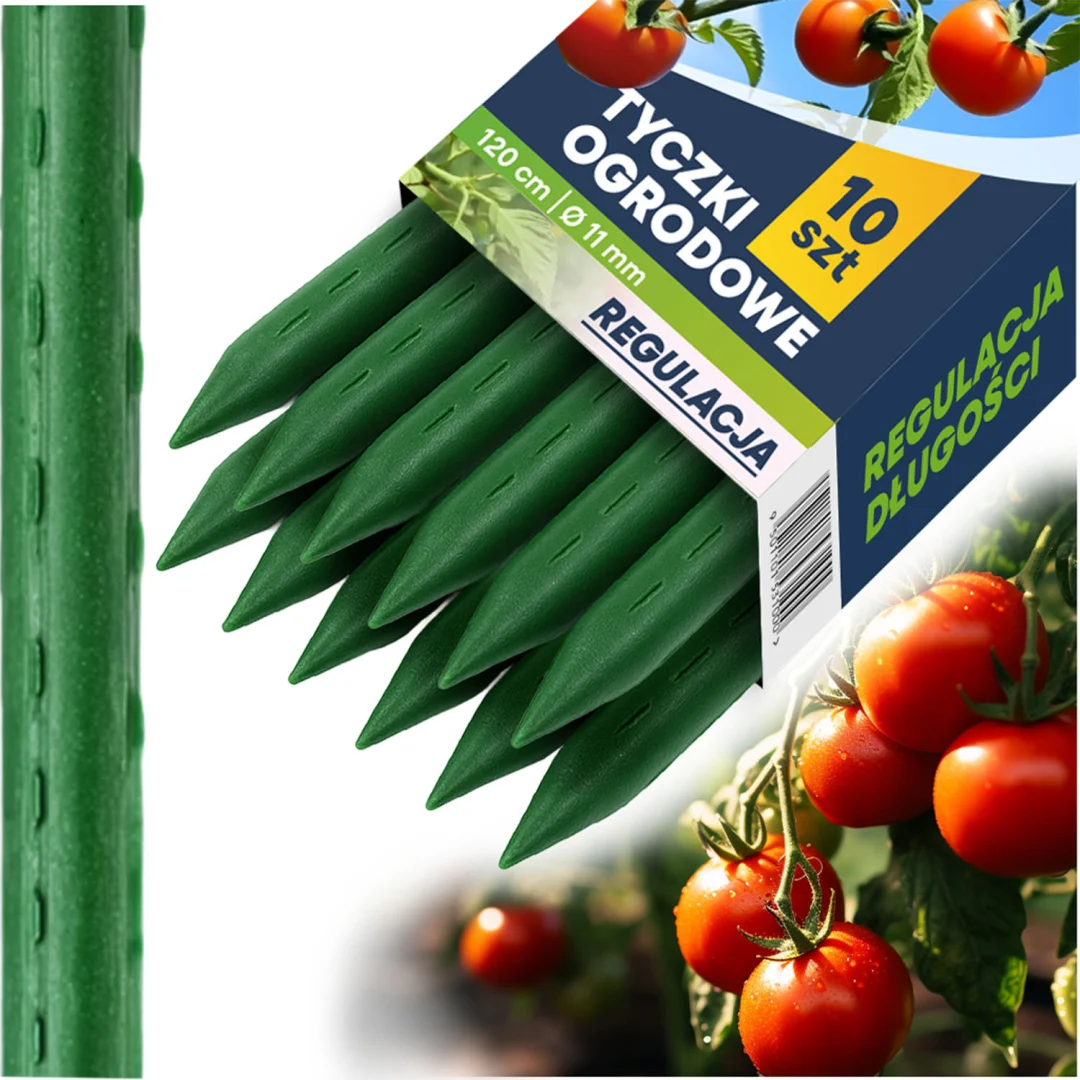 Kolčići za biljke 120 cm Plonos PL-940 zeleni 10 kom_1